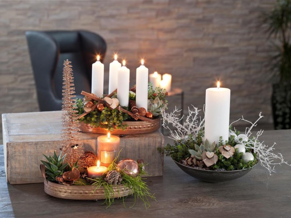 Wood Christmas Home Decor