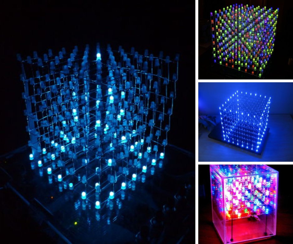 Led Cube 8x8x8 + Arduino