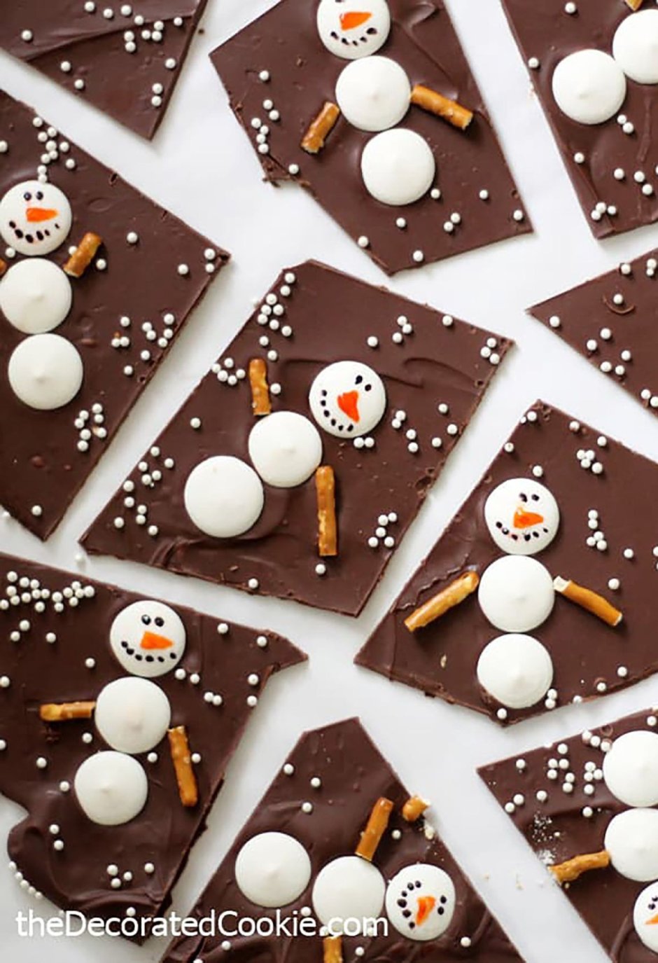 Снеговик шоколад