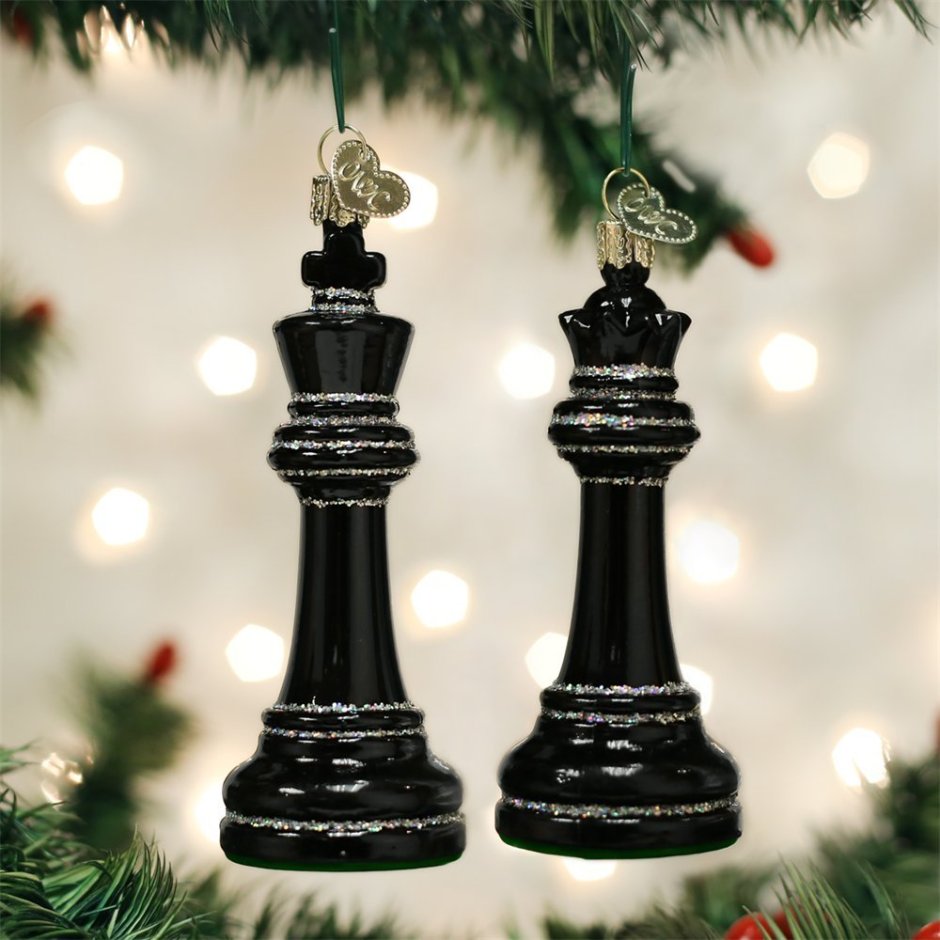 Новогоднее украшение шахматы