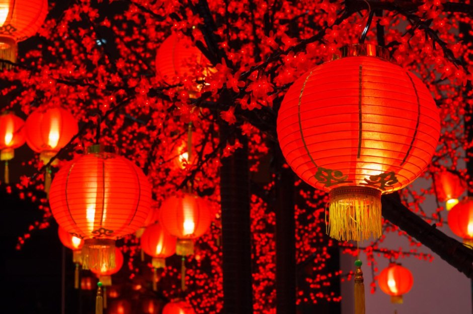 Китайские новогодние фонари
