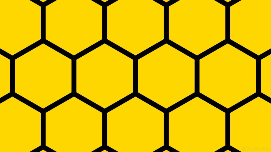 Пчелиные соты черно желтые