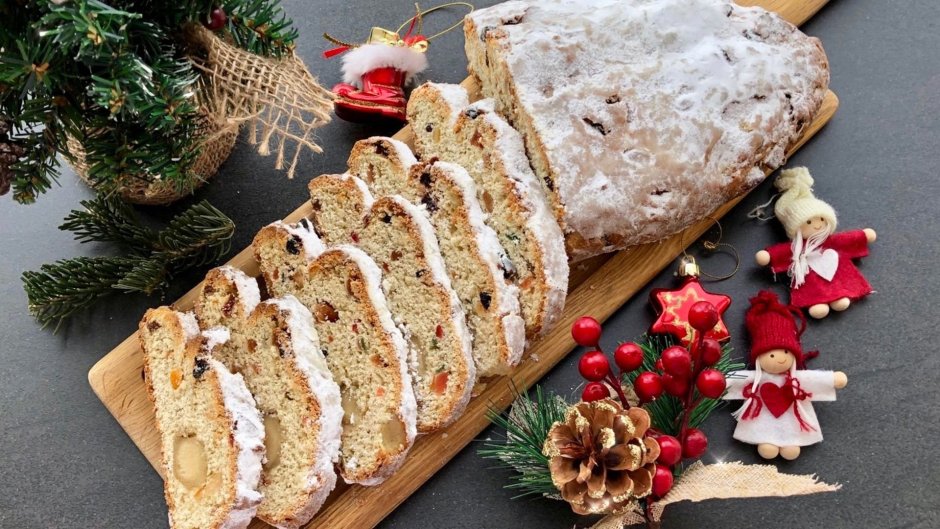 Рождественский кекс Stollen