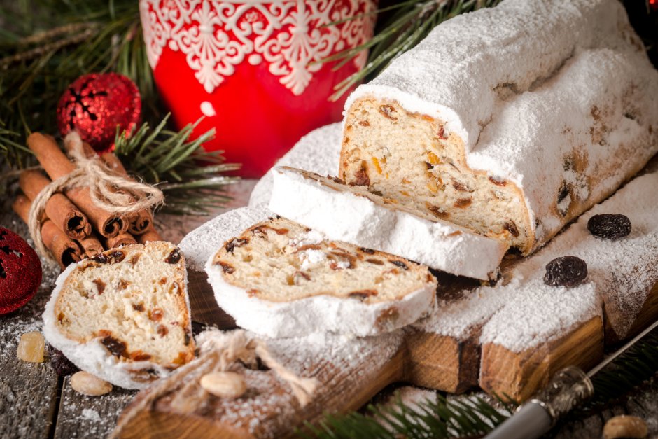 Рождественский торт Stollen