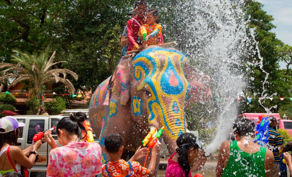 Songkran (Сонгкран) в Таиланде