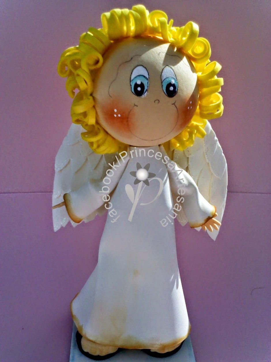 Кукла Ангелочек из фоамирана