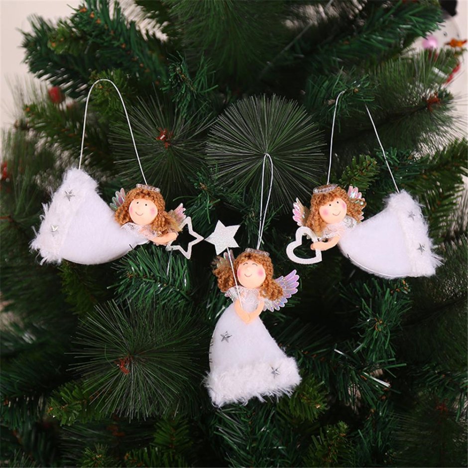 Новогодние ангелочки на елку