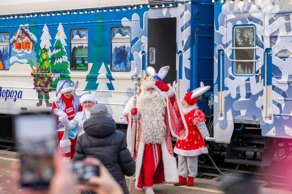 Поезд Деда Мороза Псков