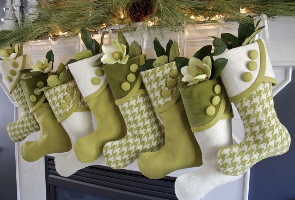 Helium Christmas stockings better Homes and Gardens