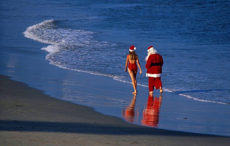 Санта Клаус на море