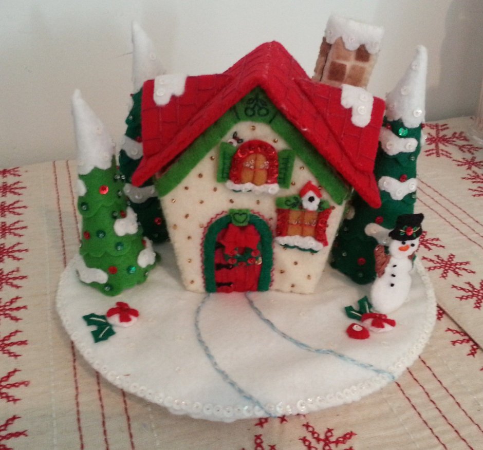 Bucilla felt Gingerbread House