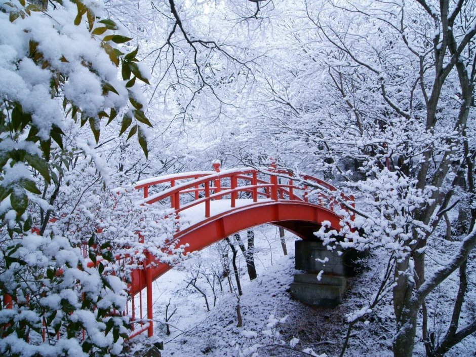 Зимний мостик