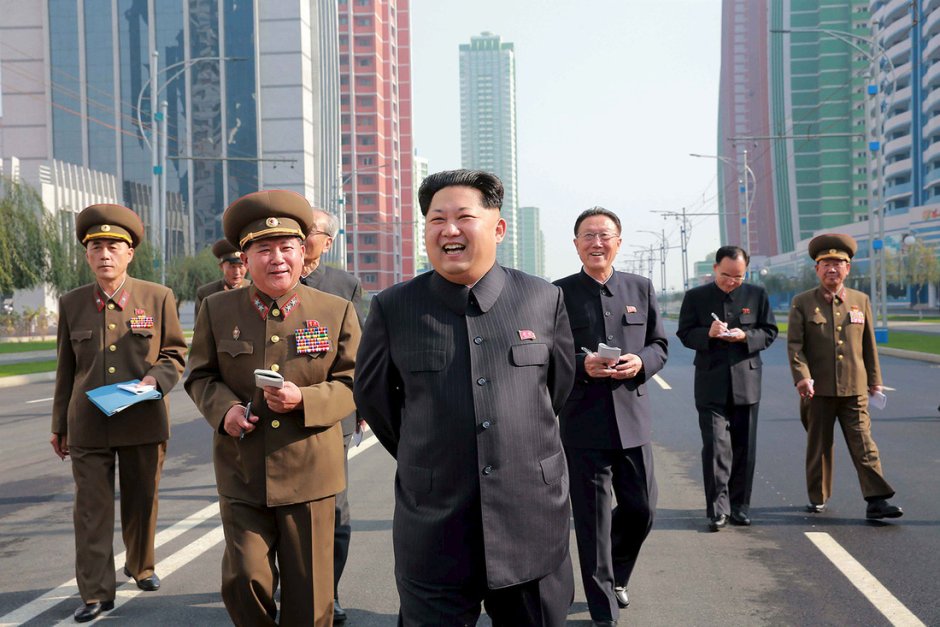 Северная Корея Пхеньян улицы