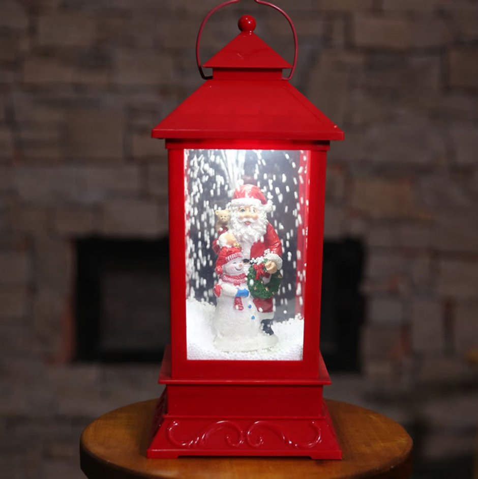 Декоративный фонарь «Санта Клаус»