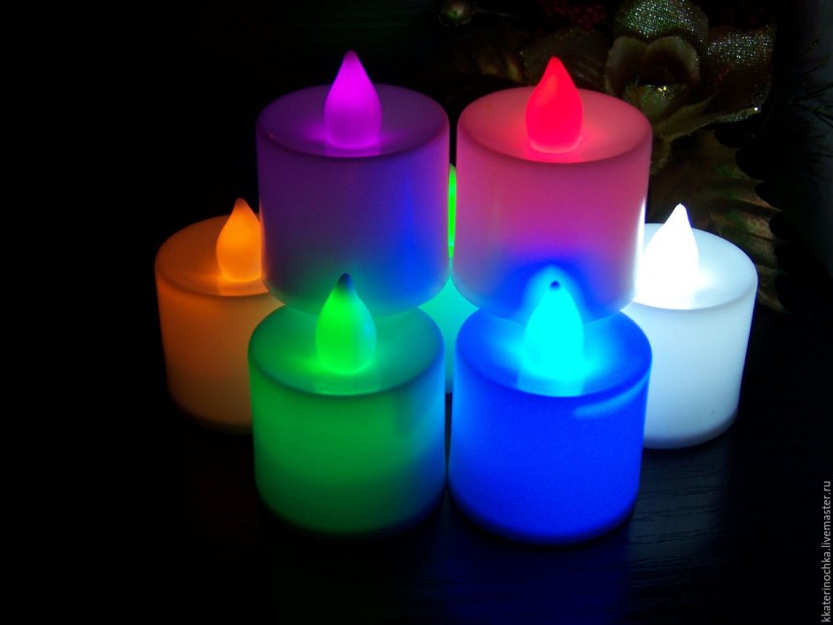 Свечи многоцветные