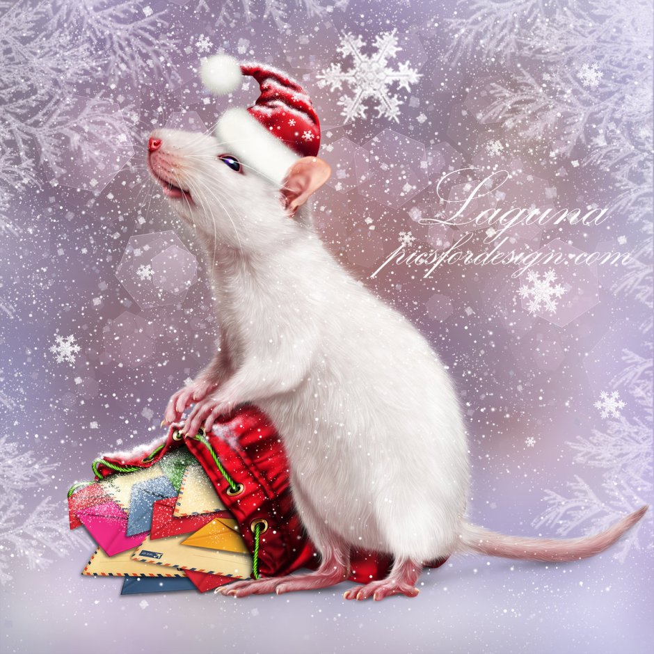 Мышь Санта