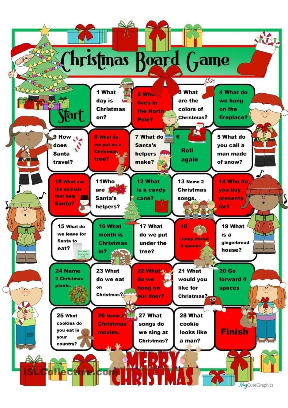 Рождество на английском для детей