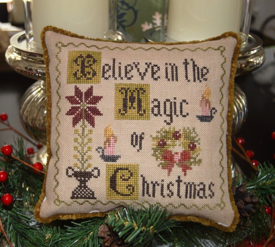 Primitive Merry Christmas by Abby Rose counted Cross Stitch pattern