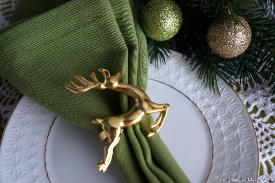 Кольца для салфеток Рождественский олень