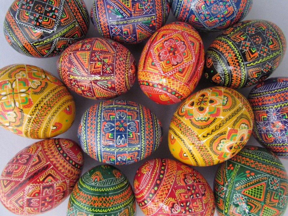 Украинские пасхальные яйца