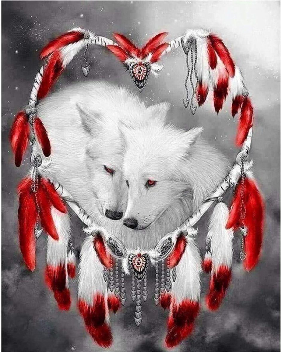 Волк и волчица Ловец снов