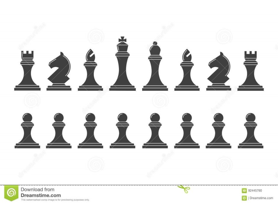 Шахматные фигуры иконки