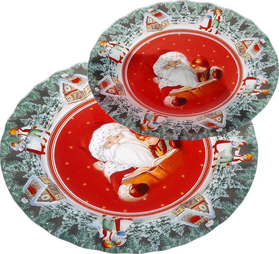 Коралл Новогодняя посуда Red Cardinal