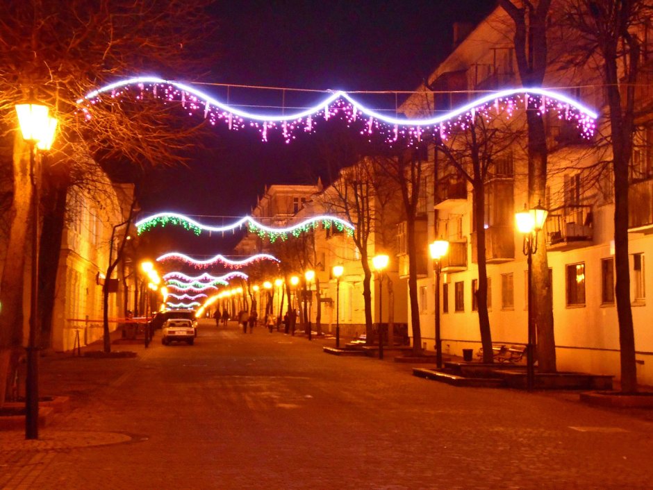 Новогоднее освещение улиц