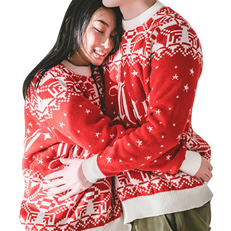 Рождественские свитера для пары