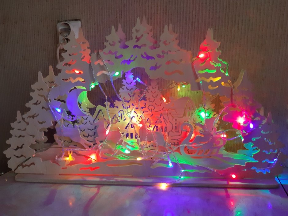 Светильник декоративный новогодний