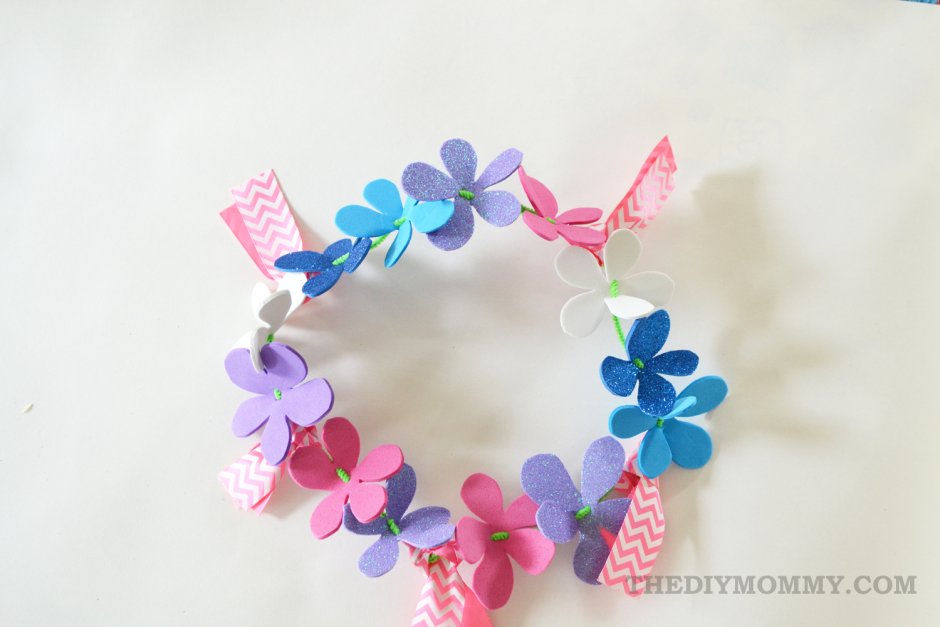 Spring Flower Headband for Kids Craft