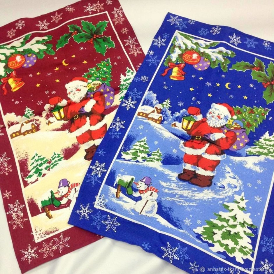 Полотенца с новогодней тематикой