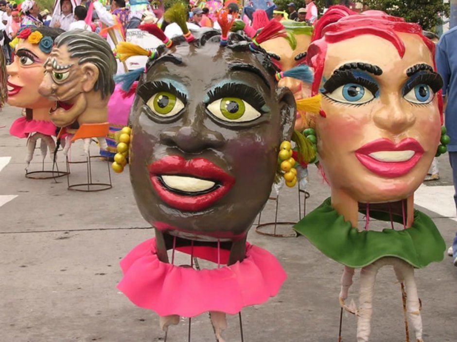 Колумбия парад кукол Паскуале