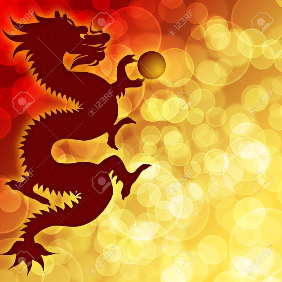 Китайский дракон фон