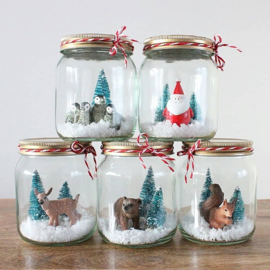 Jars DIY for Christmas