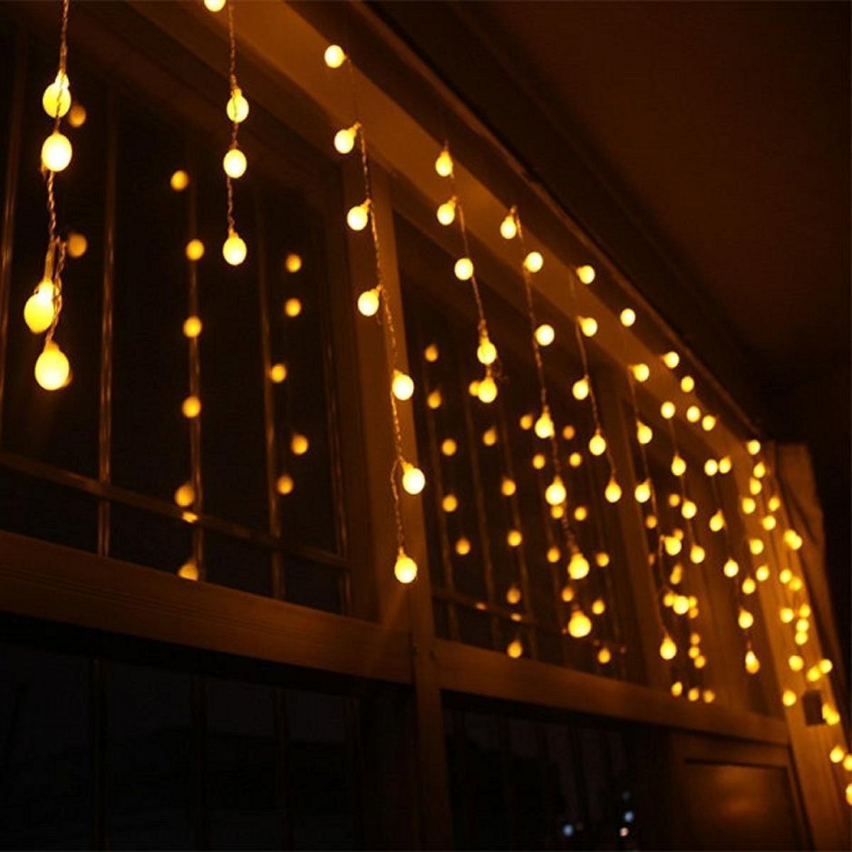 Гирлянда Curtain Lights 96 лампочек