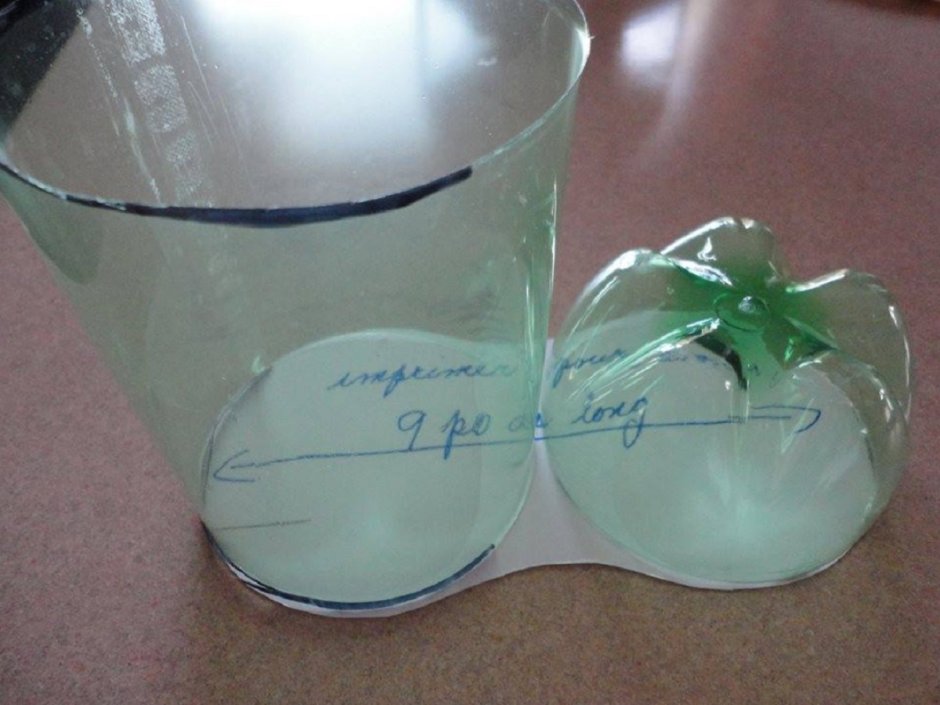 Новогодний сапожок из пластиковой бутылки