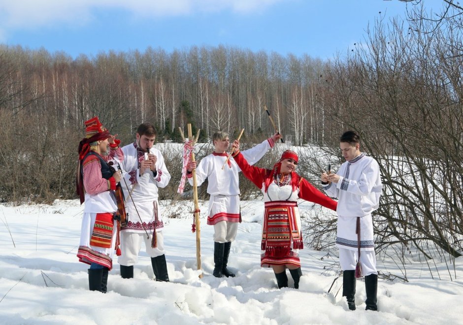 Зимние национальные праздники мордвы