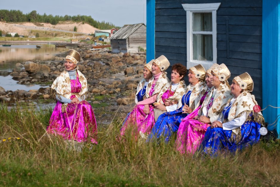 Национальный костюм поморов Кольского полуострова