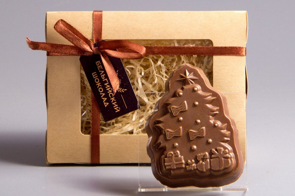 Шоколадные елочки бельгийский шоколад