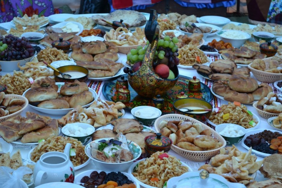 Татарский праздничный стол