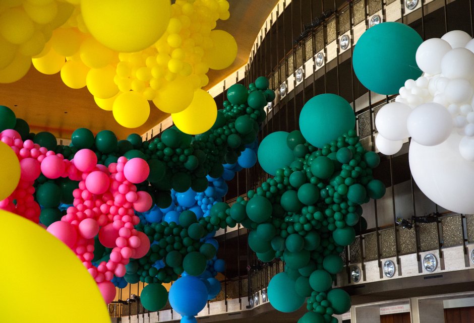 Декорации из воздушных шаров