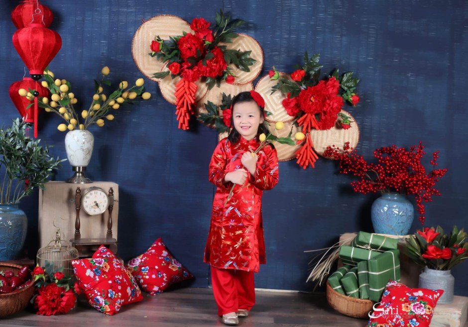Новогодние украшения в китайском стиле