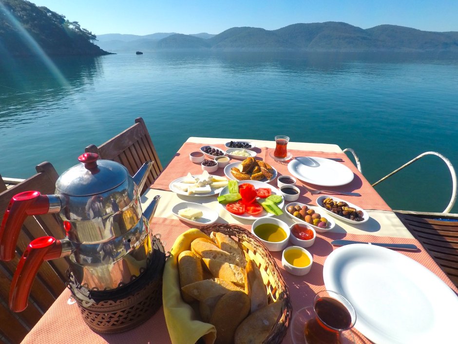 Турция завтрак у моря