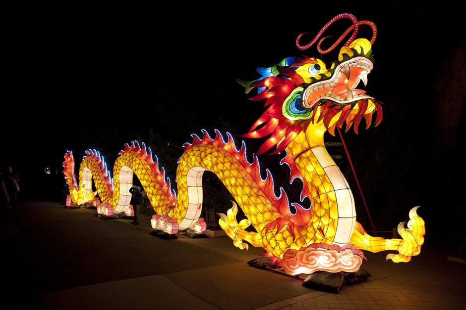 Китайский дракон декорации