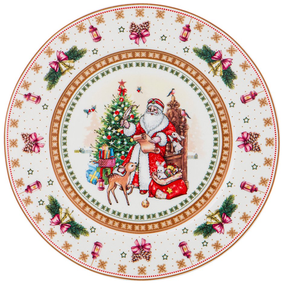 Тарелка "Christmas collection", диаметр 21см, высота 1,6см, Lefard