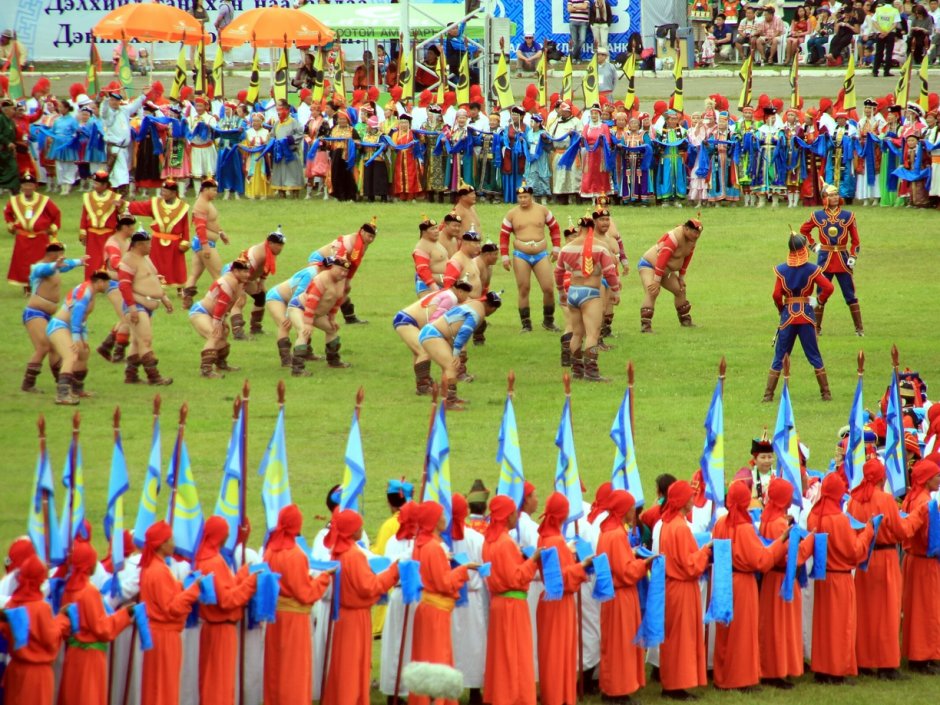 Праздник наадам Монголия