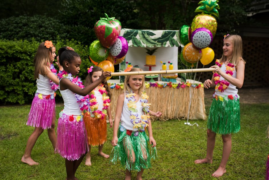 Гавайская вечеринка для детей