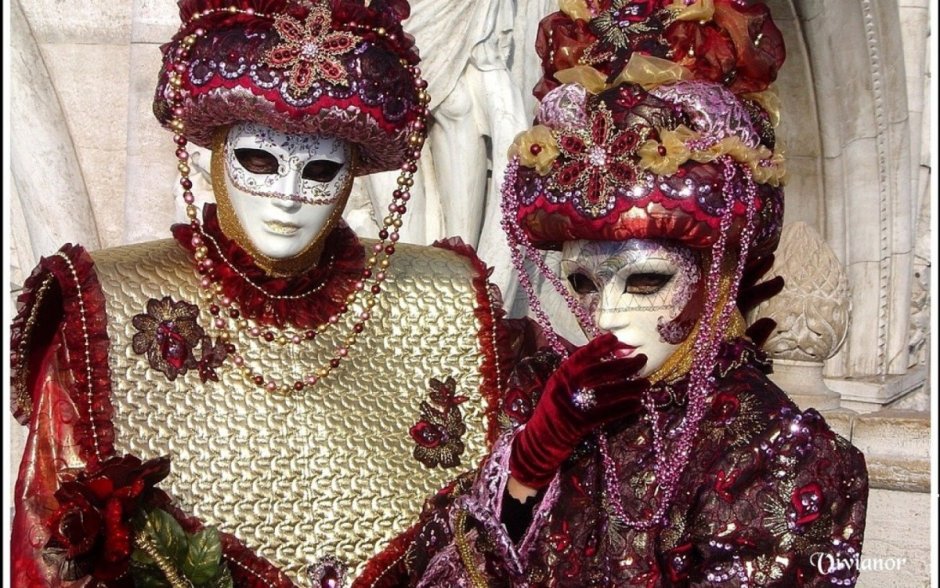 Венецианский карнавал куклы