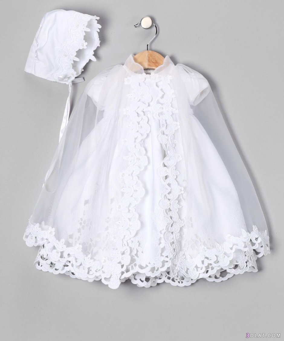 Крестильное платье для новорожденной девочки